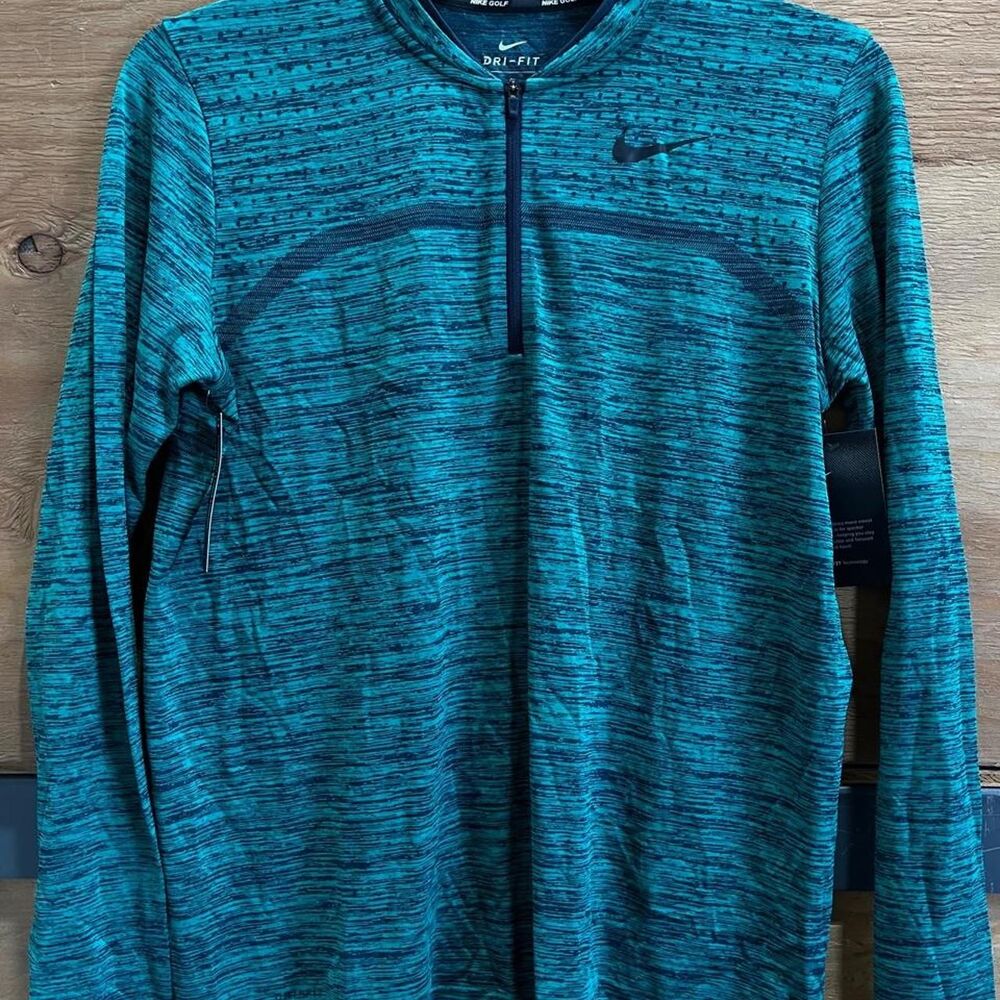 Nike Women's Blue and Green Shirt